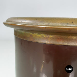 Bronze and metal umbrella stand, 1950s