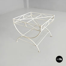 将图片加载到图库查看器，White iron stools, 1960s
