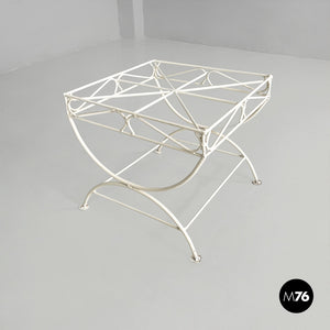 White iron stools, 1960s