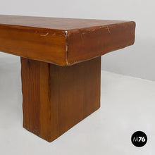 Carica l'immagine nel visualizzatore di Gallery, Wooden bench with flower box, 1970s
