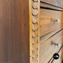 Load image into Gallery viewer, Wooden chest of drawers with bookstand, 1800s
