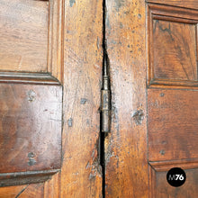Load image into Gallery viewer, Wooden wardrobe with decorated doors, 1800s

