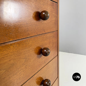 Chest of drawers in wood, 1980s