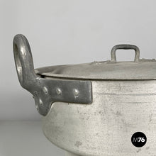 画像をギャラリービューアに読み込む, Aluminum pot with lid, 1930s
