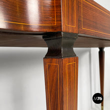 Load image into Gallery viewer, Wooden console with brass feet, 1950s
