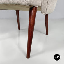 Charger l&#39;image dans la galerie, Armchairs in fabric and wood, 1940s
