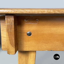 画像をギャラリービューアに読み込む, Desk in blue laminate and wood, 1960s
