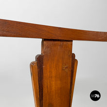 Carica l&#39;immagine nel visualizzatore di Gallery, Tub chair in wood and straw, 1930s
