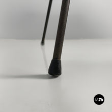 将图片加载到图库查看器，Rattan and black metal chairs, 1960s
