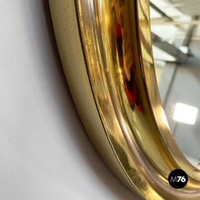 画像をギャラリービューアに読み込む, Wall mirror in brass, 1950s
