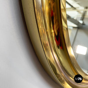 Wall mirror in brass, 1950s