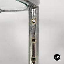 将图片加载到图库查看器，Coffe tables in steel and glass, 1980s
