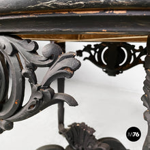 Charger l'image dans la galerie, Coffe table in wood and marble, late 1900th

