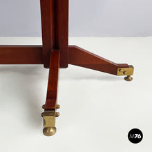 Load image into Gallery viewer, Dining table in mrble, wood and brass, 1960s
