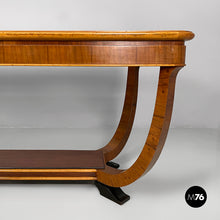 画像をギャラリービューアに読み込む, Dining table in wood and glass, 1930s
