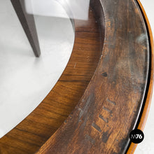 Load image into Gallery viewer, Round wooden coffee table, 1930s
