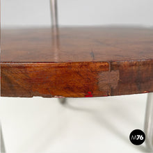 Load image into Gallery viewer, Round wooden coffee table, 1930s
