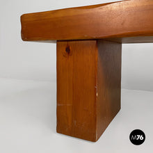 Carica l'immagine nel visualizzatore di Gallery, Wooden bench with flower box, 1970s

