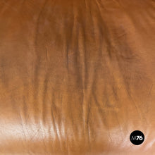 Carica l'immagine nel visualizzatore di Gallery, Modular brown leather sofa, 1970s
