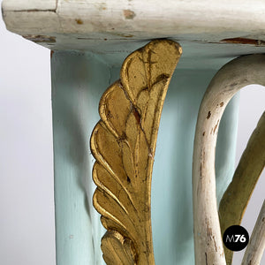 Corner console in wood, 1940s