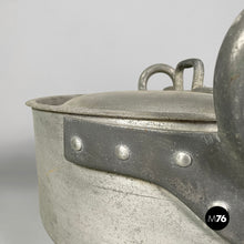 画像をギャラリービューアに読み込む, Aluminum pot with lid, 1930s
