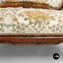 Load image into Gallery viewer, Sofa in fabric and wood, 1930s
