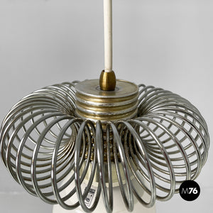 Chandeliers in metal, 1980s