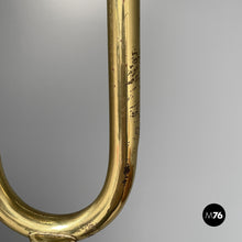 Charger l'image dans la galerie, Brass floor lamp, 1970s
