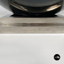 Load image into Gallery viewer, Table lamp in glass and steel, 1970s
