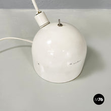 画像をギャラリービューアに読み込む, Adjustable table lamp in white metal, 1970s
