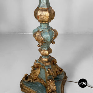 Floor lamp in wood, 1940s