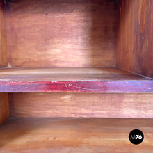 Load image into Gallery viewer, Bookcase in red wood, 1940s
