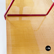 Load image into Gallery viewer, Modular bookcase in wood and black metal, 1960s
