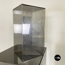Carica l&#39;immagine nel visualizzatore di Gallery, Modular bookcase or display in smoked plexiglass, 1990s
