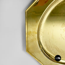 Load image into Gallery viewer, Service plates, centerpieces or trays in brass, 1970s
