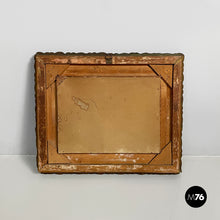 Load image into Gallery viewer, Oil painting with golden plaster frame, 1950s
