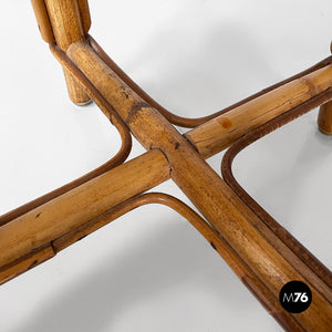 Stool in rattan, 1960s