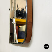 Load image into Gallery viewer, Shaped wall mirror in wood, 1950s
