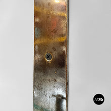 Load image into Gallery viewer, Wall mirror with shelf in glass and metal, 1930s
