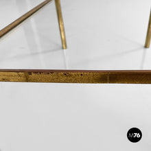 将图片加载到图库查看器，Coffe tables in brass and glass, 1960s
