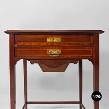 将图片加载到图库查看器，Console with mirror in wood, 1930s
