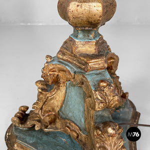 Floor lamp in wood, 1940s