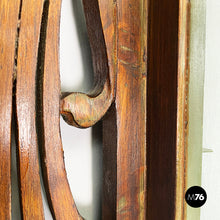 Load image into Gallery viewer, Wall display cabinet in wood and glass, early 1900s
