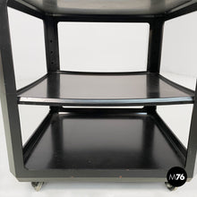 Load image into Gallery viewer, Wooden black cart, 1970s
