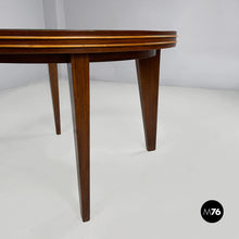 Load image into Gallery viewer, Round wooden coffee table, 1930s
