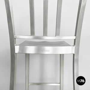 Stool in aluminum Hudson by Philippe Starck for Emeco, 2000s