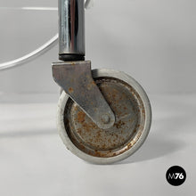 画像をギャラリービューアに読み込む, Cart in steel and glass, 1970s
