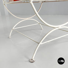 将图片加载到图库查看器，White iron stools, 1960s
