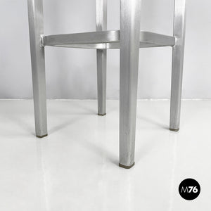 Stool in aluminum by Philippe Starck for Emeco, 2000s