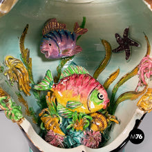 将图片加载到图库查看器，Glazed ceramic table lamp, 1950s
